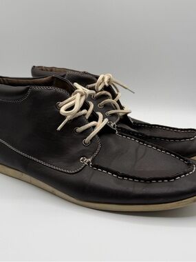 Madden M-Graver Chukka Boots Mens 13 Brown Moc Toe Lace Up Casual Shoes
